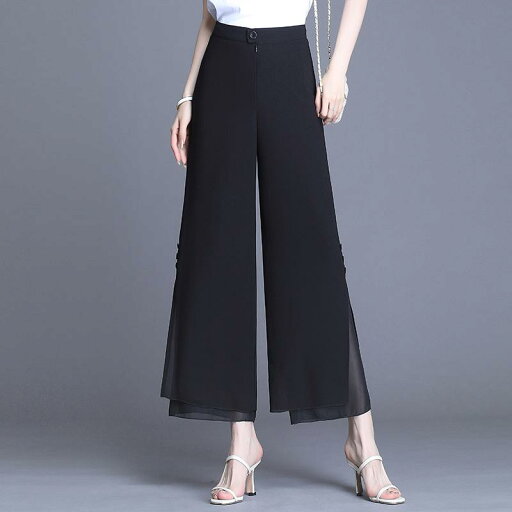 レディース ファッション おしゃれ 上品 シンプル シフォン ワイド パンツ 夏 薄手 涼しい 涼しい ハイウエスト スリットパンツ トレンド 九分丈 パンツ スリム ドレープ 感 ストレート パンツ レディース ファッション おしゃれ 上品 シンプル シフォン ワイド パンツ 夏 薄手 涼しい 涼しい ハイウエスト スリットパンツ トレンド 九分丈 パンツ スリム ドレープ 感 ストレート パンツ