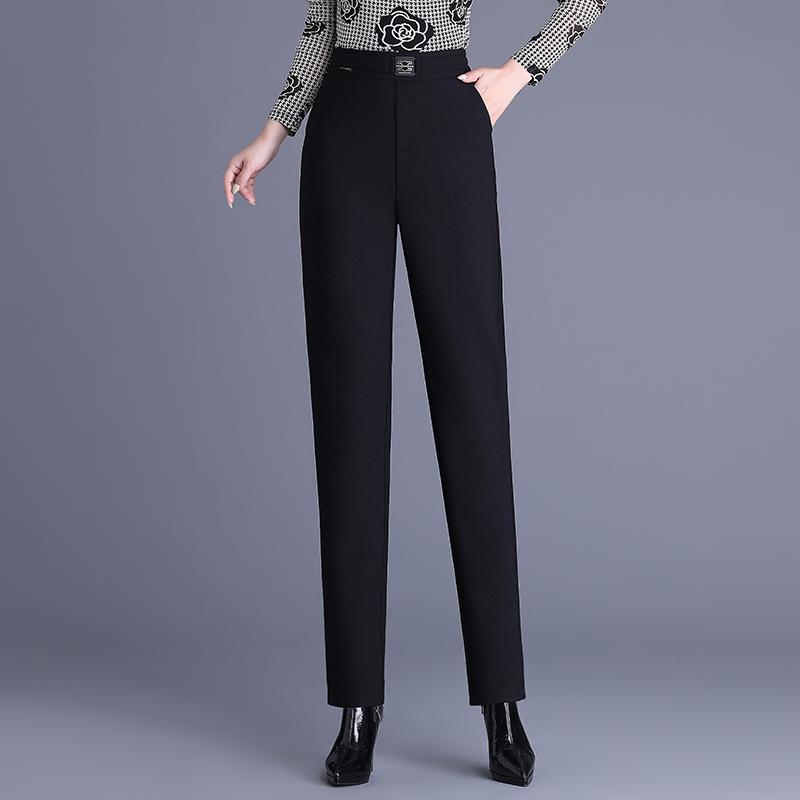 レディース ファッション シンプル オフィス 普段使い おしゃれ パンツ 秋 ニンジン パンツ スリム カ..