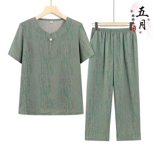 ミセス ファッション おしゃれ 婦人服 上品 淑女 レディース 夏 セットアップ 半袖 Tシャツ 着 夏 薄手 涼しい 涼しい 2点 セット ミセス ファッション おしゃれ 婦人服 上品 淑女 レディース 夏 セットアップ 半袖 Tシャツ 着 夏 薄手 涼しい 涼しい 2点 セット