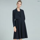 マタニティ スーツ ウェア 春秋 妊娠 ノースリーブ ワンピース ショート ジャケット セットアップ オフィス 入学式 卒園式 オフィス ゆったり ポケット 膝...