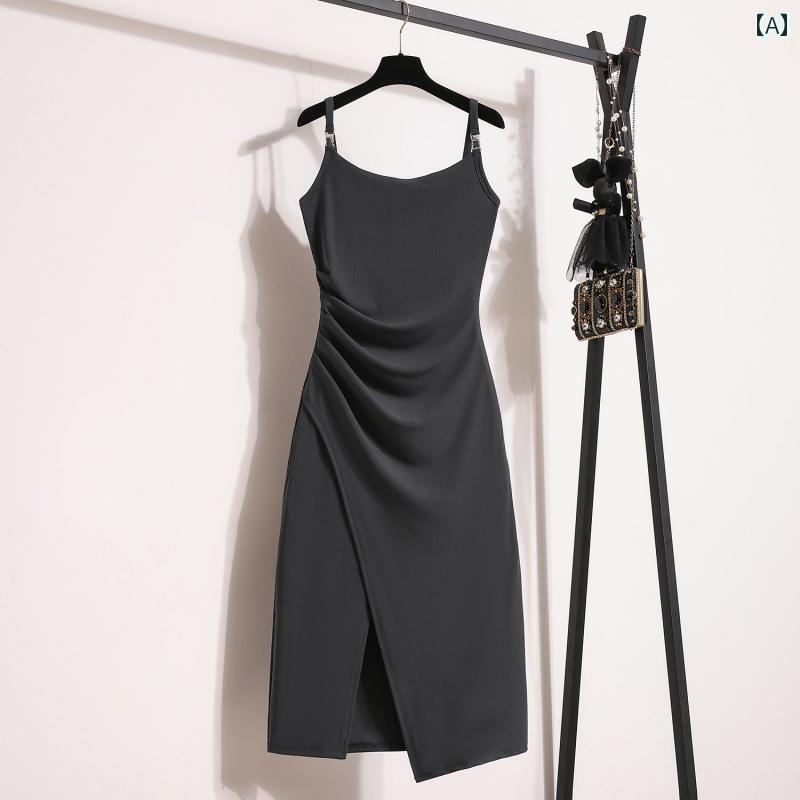 海外ファッション　冬　ウィンター　レディース　レディース　アーバン　アーバンファッション　大人 春 レトロ ブラックベルベット Vネック ボタン 長袖 ヒップ ドレス レディース