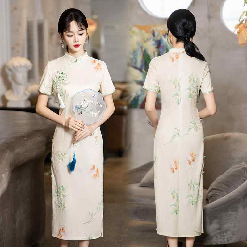 レディース ファッション おしゃれ イタリア 夏 チャイナ ドレス ドレス