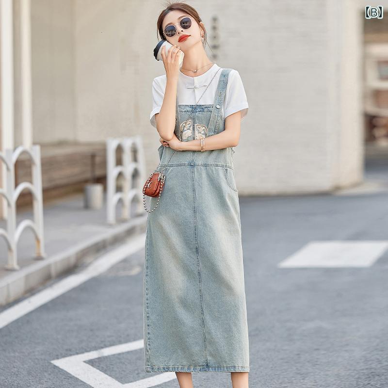 レディース ファッション カジュアル おしゃれ デート 女子会 デニム ドレス 社交界 精巧 スカート