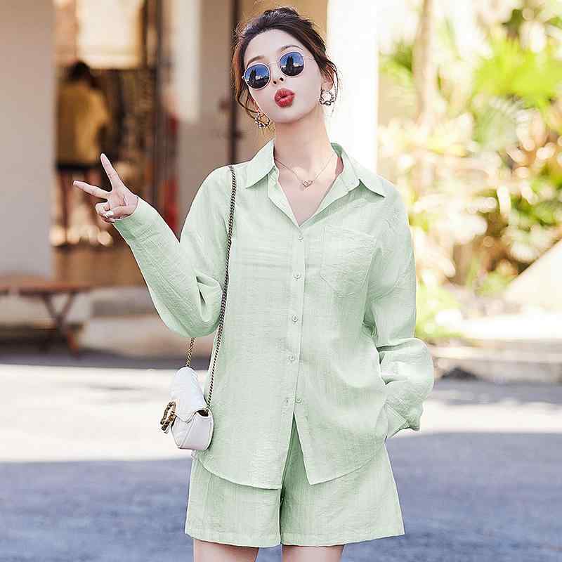 カジュアル スポーツ セットアップ 春夏 西洋 2点 セット