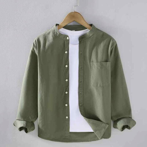 和 トレンド コットン 長袖 シャツ 春秋 無地 シャツ ジャケット トップス 服 和 トレンド コットン 長袖 シャツ 春秋 無地 シャツ ジャケット トップス 服