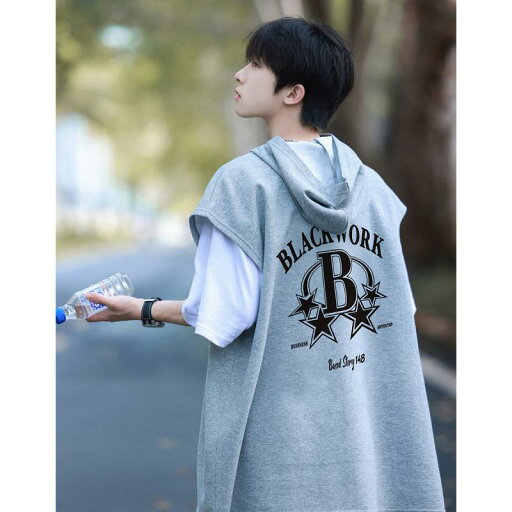 アメリカン レトロ チョッキ ベスト 夏 薄手 涼しい 涼しい フード ノースリーブ Tシャツ スポーツ ベスト アメリカン レトロ チョッキ ベスト 夏 薄手 涼しい 涼しい フード ノースリーブ Tシャツ スポーツ ベスト
