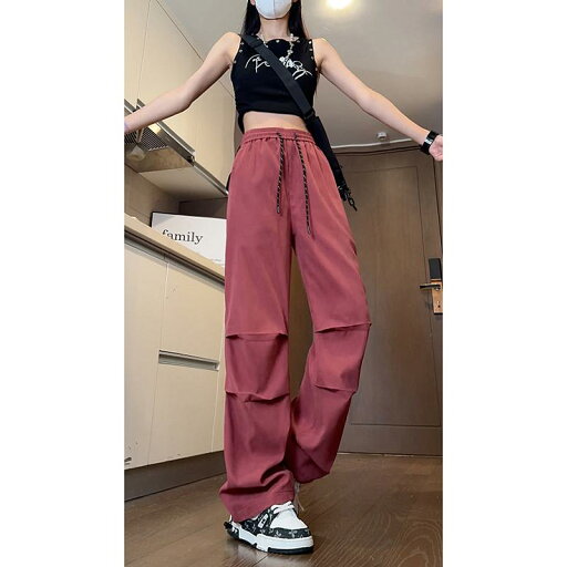 速乾 パンツ 夏 薄手 涼しい ゆったり ひんやり 涼しい 快適 ワイドレッグ パンツ プリーツ パンツ アメリカン ストリート パンツ 速乾 パンツ 夏 薄手 涼しい ゆったり ひんやり 涼しい 快適 ワイドレッグ パンツ プリーツ パンツ アメリカン ストリート パンツ