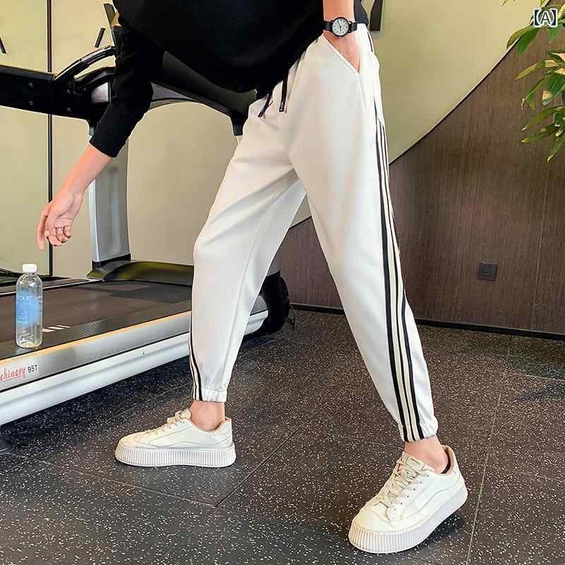 ストライプパンツ トレンド 夏 アンクル 九分丈 パンツ