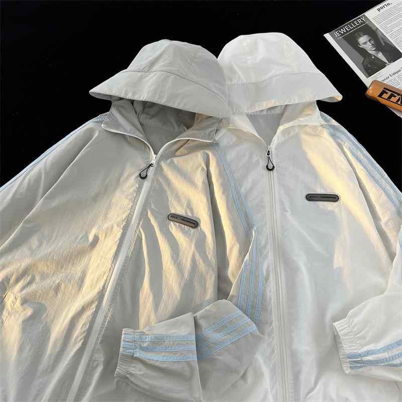 日焼け防止 服 夏 薄手 涼しい 通気 抗UV ひんやり 涼しい 快適 日焼け防止 服 アウトドア スポーツ ジャケット トレンディ