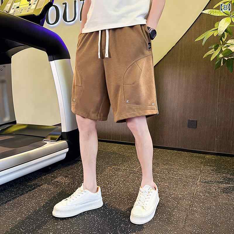 夏 トレンド ウォッシュ 加工 ショート パンツ スポーツ パンツ アウター 大きめ パンツ 五分丈 ハーフ ハーフ ハーフ パンツ