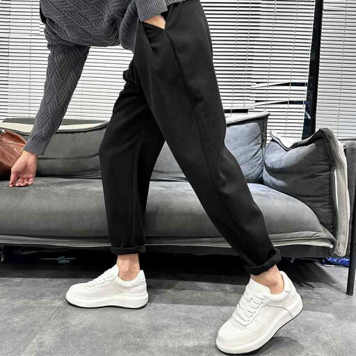 秋冬 ウール パンツ トレンディ 厚手 パンツ 秋冬 ウール パンツ トレンディ 厚手 パンツ
