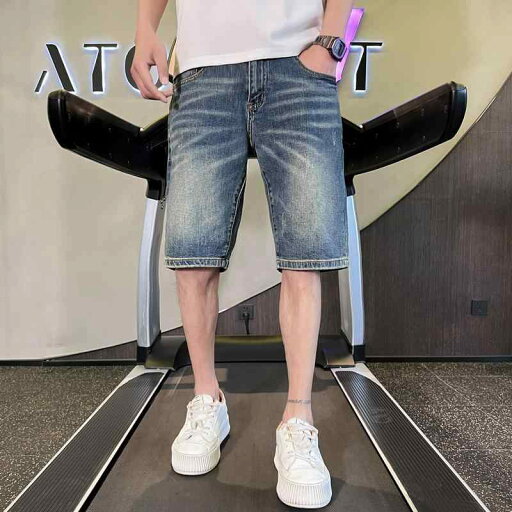 メンズ ファッション カジュアル おしゃれ アメリカン レトロ デニムショートパンツ 夏 五分丈 ハーフ ハーフ ハーフ パンツ トレンディ ストリート パンツ メンズ ファッション カジュアル おしゃれ アメリカン レトロ デニムショートパンツ 夏 五分丈 ハーフ ハーフ ハーフ パンツ トレンディ ストリート パンツ