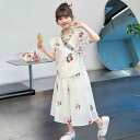 子供服 女の子 夏 セットアップ かわいい 韓 スカート 薄手 涼しい スカート 2点 国 カジュアルウェア
