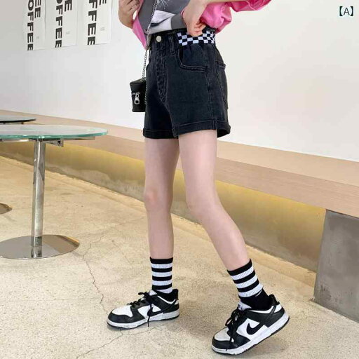 女の子 パンツ デニム カジュアル おしゃれ ショート 夏 薄手 涼しい 子供 韓国 夏 子供 女の子 パンツ デニム カジュアル おしゃれ ショート 夏 薄手 涼しい 子供 韓国 夏 子供