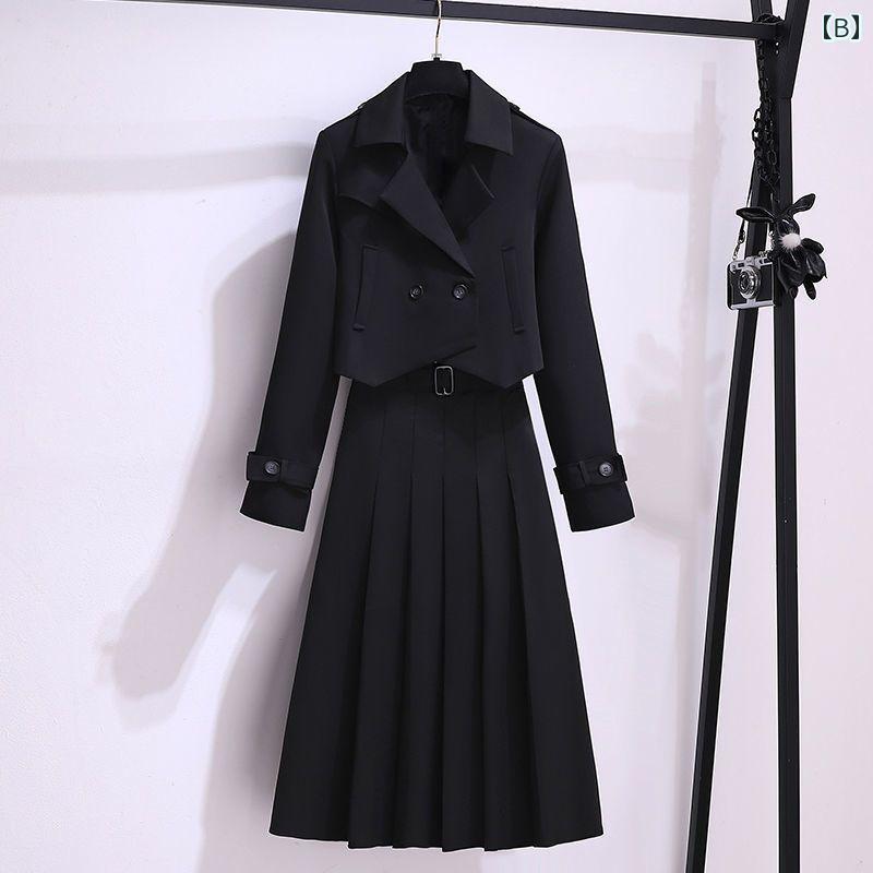 セットアップ レディース 大きいサイズ ジャケット スカート 2点セット 秋 フレンチ