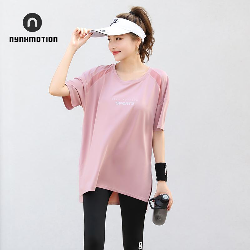 スポーツウェア レディース Tシャツ ミディアム ロング 大きいサイズ 太さ ゆったり 夏 速乾 フィット..