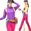 スポーツウェア レディース おしゃれ フィットネス アウトドア スーツ 速乾 服 パンツ スリム 夏 長袖 Tシャツ ハイキング 通気性 快適 高い 速乾 服