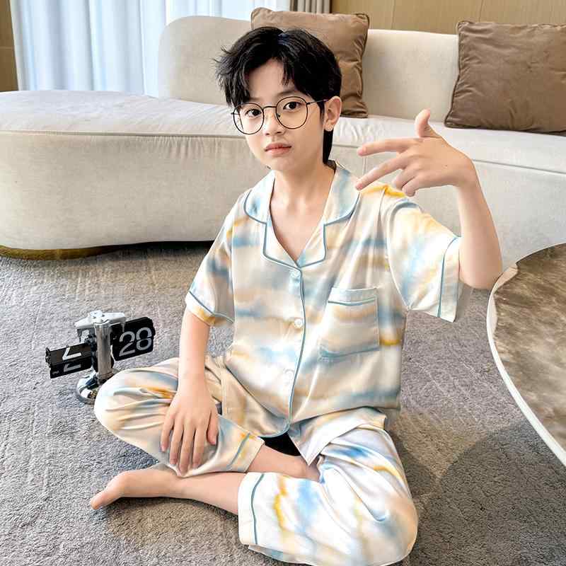 パジャマ 男の子 ルームウェア 子供服 夏 綿 ホーム 服 夏 薄手 涼しい 快適 服