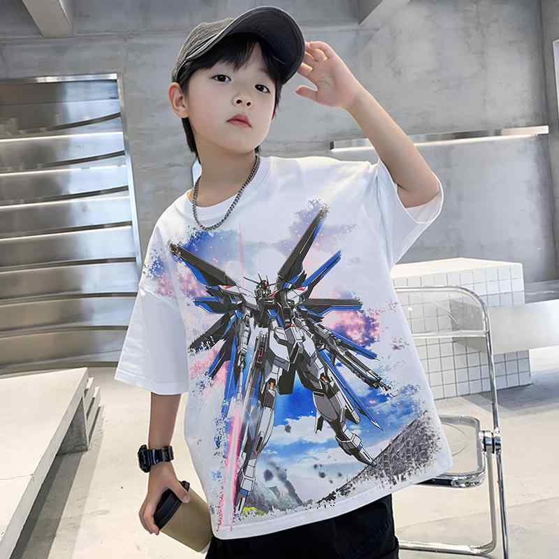 男の子 Tシャツ 半袖 ファッション キッズ 子供 カジュアル おしゃれ 夏 綿 大きめ ゆったり 夏 トップス 夏 薄手 涼しい