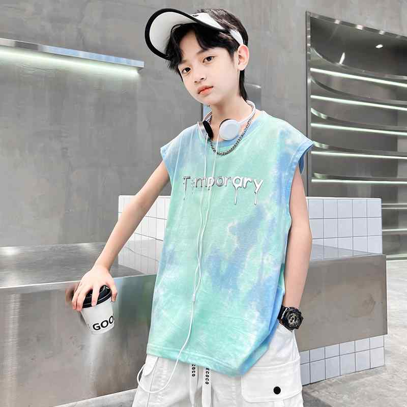 男の子 ファッション ボーイズ 子供 夏 おしゃれ ノースリーブ タンクトップ Tシャツ ノースリーブトップス