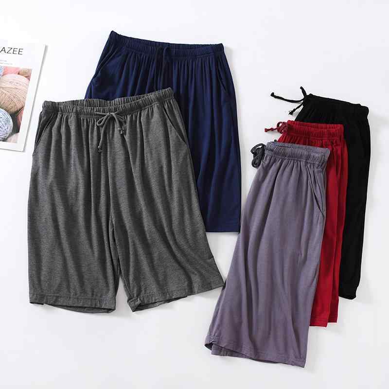 メンズ パジャマ ルームウェア リラックス モダール 綿 夏 ショート パンツ 薄手 涼しい ゆったり 大き..