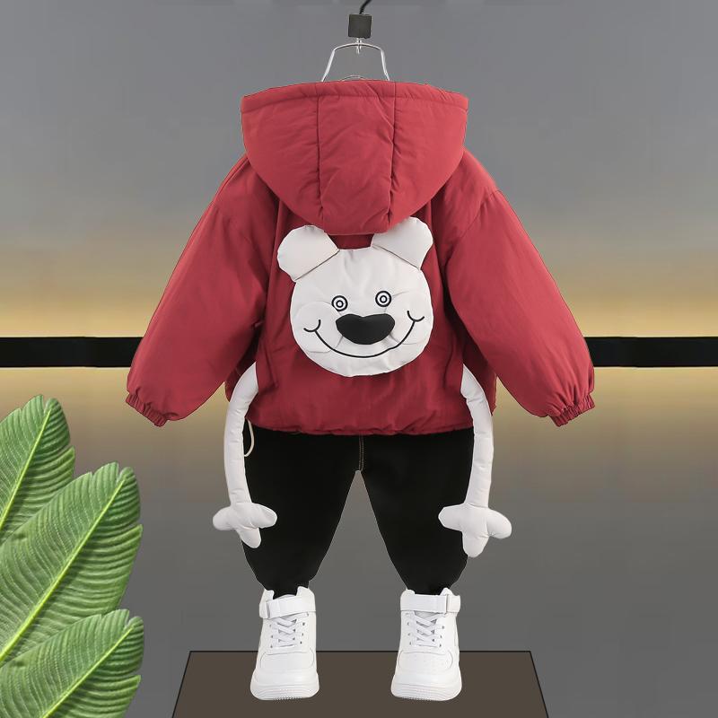 アウター キッズ 冬 暖かい ファッション おしゃれ カジュアル 男の子 女の子 起毛 コート 秋 赤ちゃん 厚手 綿服 子供服