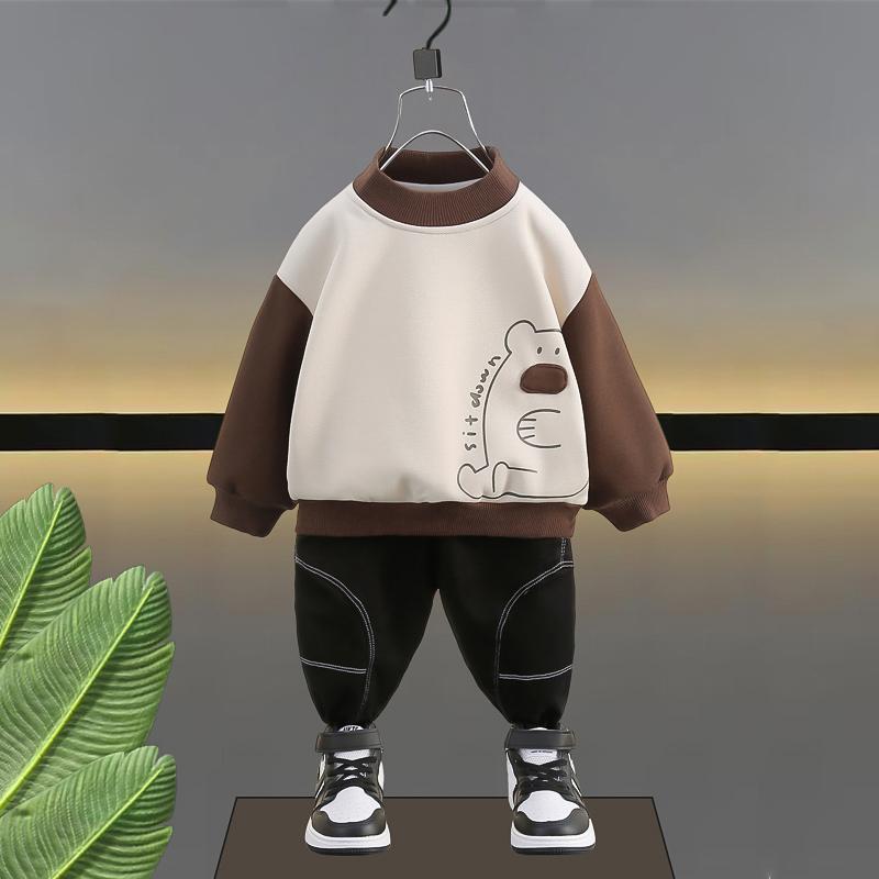 キッズ スウェット カジュアル おしゃれ 男の子 フリーストレーナー 秋冬 子供 トップス 子供 厚手 ベ..