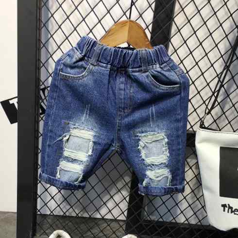 キッズ デニム ファッション 男の子 おしゃれ 子供 ダメージ ジーンズ 夏 服 型 子供 パンツ スタイリッシュ 韓国 パンツ カジュアル 子供服