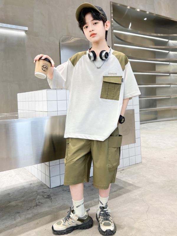 キッズ ファッション トップス 男の子 カジュアル おしゃれ 夏 ボーイズ ボーイ 半袖 スポーツ トレンド