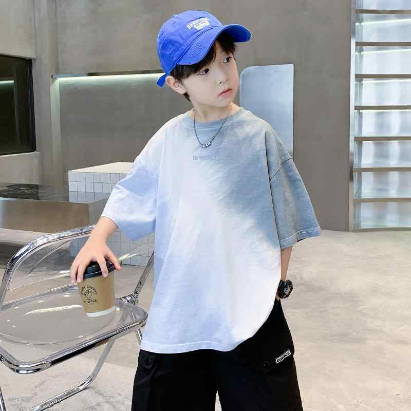 男の子 Tシャツ 半袖 ファッション キッズ 子供 カジュアル おしゃれ 夏 夏 大きめ ゆったり 綿 夏 薄手 涼しい