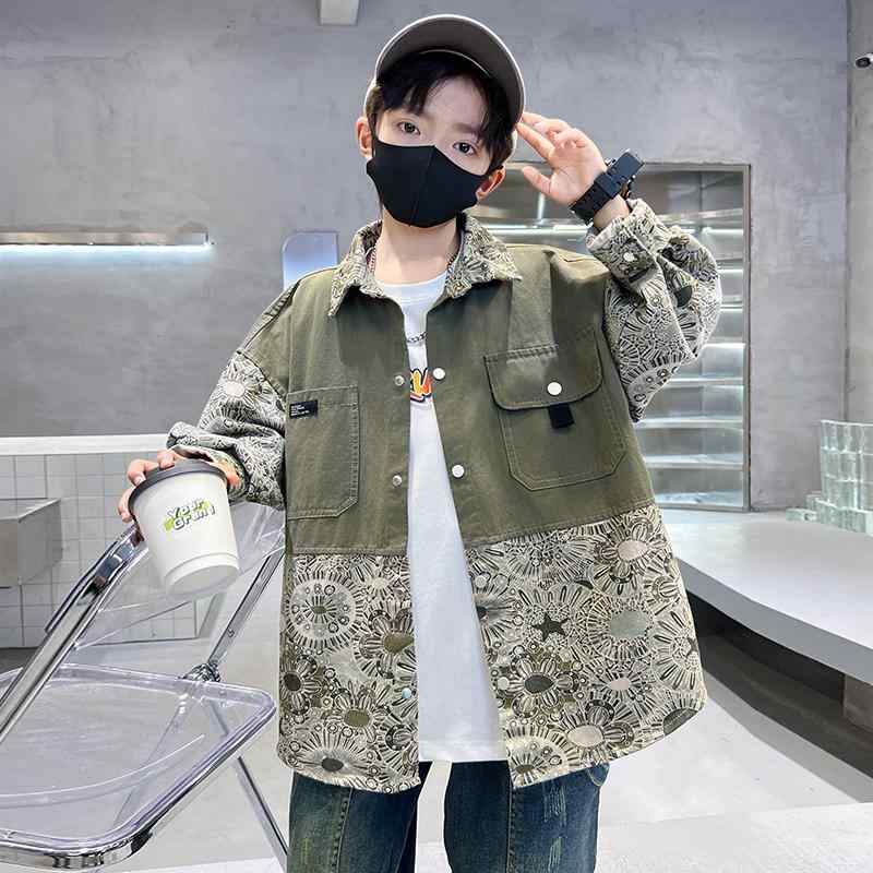 アウター 男の子 ジャケット ジャンパー おしゃれ コート 春秋 子供 春 ボーイズ シャツ