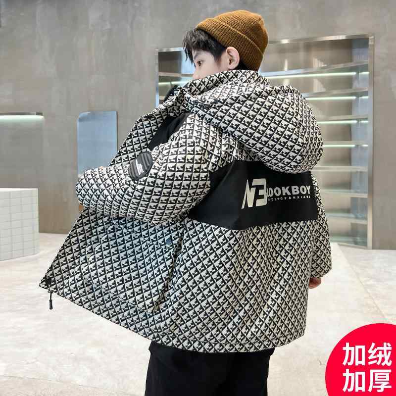 アウター 男の子 冬 ジャケット ジャンパー おしゃれ 厚手 綿入り 子供 綿入り 起毛 コート トレンド