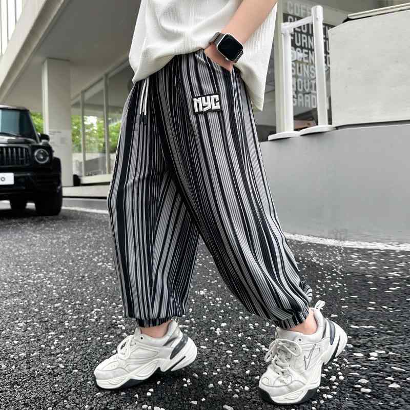 キッズ 男の子 ズボン パンツ 夏 ファッション カジュアル 薄手 涼しい 防蚊 虫よけ クール