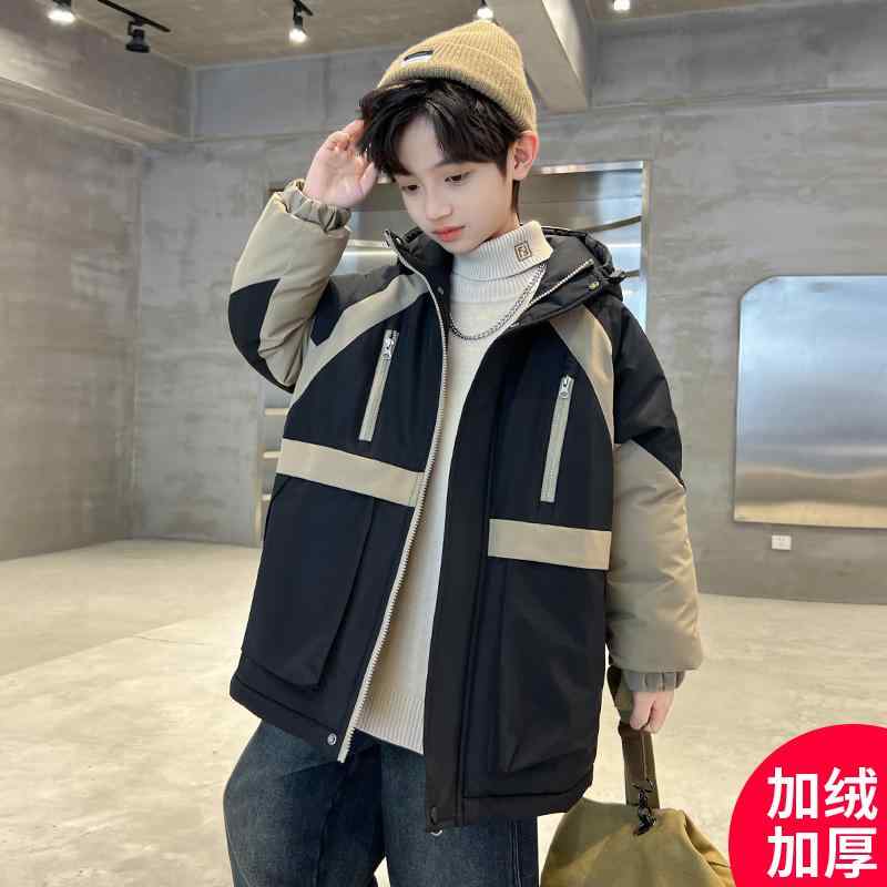 アウター 男の子 冬 ジャケット ジャンパー おしゃれ 厚手 キルティング 起毛 綿