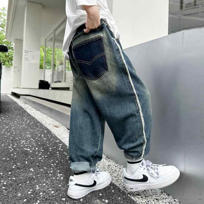 デニム パンツ 男の子 ボーイズ 子供 カジュアル ズボン 春秋 秋服 ズボン ジーンズ