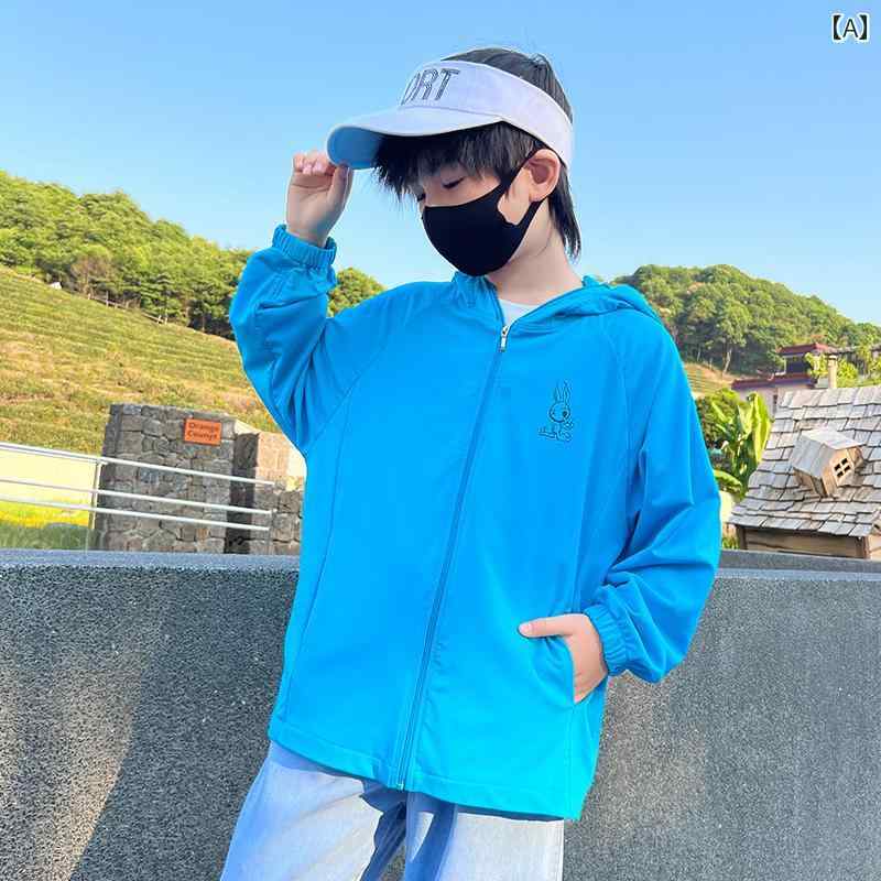 薄手 涼しい アウター 男の子 ジャンパー 夏 おしゃれ 日焼け防止 子供 日焼け防止 トップス