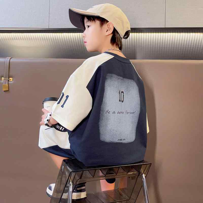 キッズ ファッション トップス 男の子 カジュアル おしゃれ 夏 半袖 スポーツウェア 服