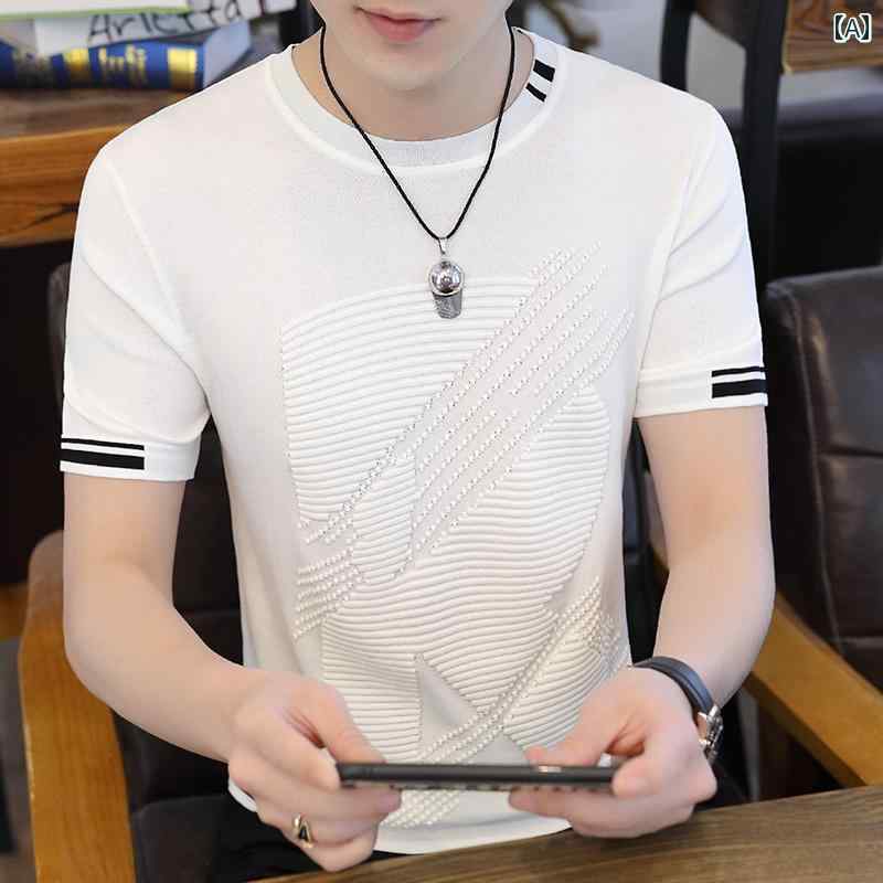 Tシャツ メンズ 半袖 夏 クール 通気性 快適 服 ひんやり トップス