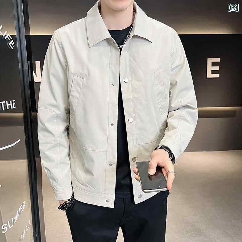 メンズ ファッション コート 秋冬 韓国 スリム 綿入り カジュアル ジャケット