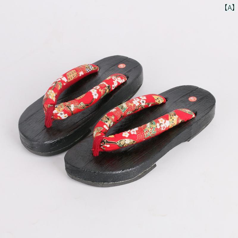 下駄 サンダル レディース 中国 チャイナ風 スリッパ 黒 塗り ビーチ ビーチ ラウンドトゥ スリッパ