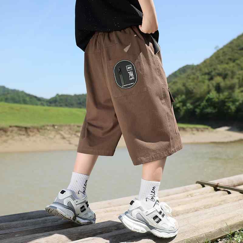 Other - キッズ 男の子 ズボン パンツ 夏 ファッション カジュアル 薄手 涼しい 服 子供 ショート ミディアム トレンド