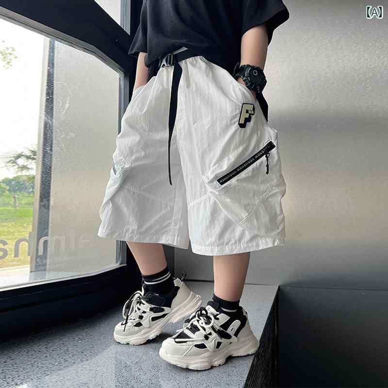 キッズ 男の子 ズボン パンツ 夏 ファッション カジュアル 薄手 涼しい 子供 子供 ショート