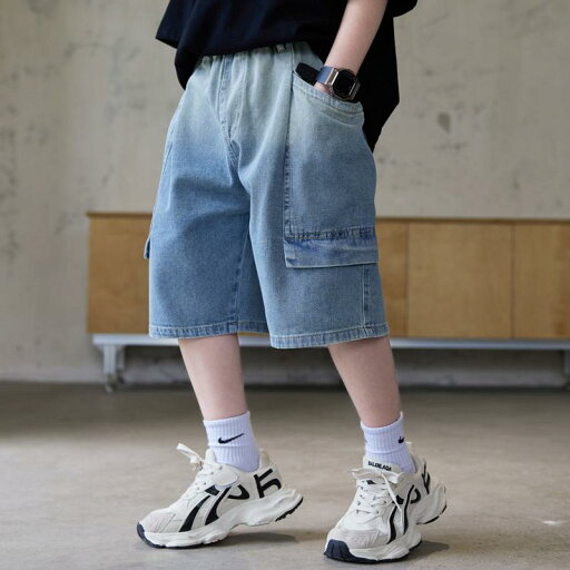 デニム パンツ 男の子 ボーイズ 子供 カジュアル 夏 薄手 涼しい ジーンズ 夏 ショート 夏 クロップド デニム パンツ 男の子 ボーイズ 子供 カジュアル 夏 薄手 涼しい ジーンズ 夏 ショート 夏 クロップド