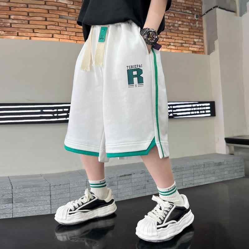 男の子 ファッション ボーイズ 子供 夏 パンツ ショート パンツ 夏 スポーツ パンツ 夏 薄手 涼しい クロップドパンツ