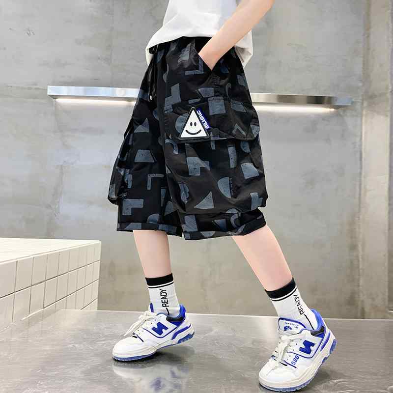 キッズ 男の子 ズボン パンツ 夏 ファッション カジュアル 薄手 涼しい ショート 子供 トレンド