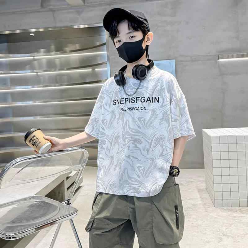 男の子 Tシャツ 半袖 ファッション キッズ 子供 カジュアル おしゃれ 夏 夏 綿 トップス 夏