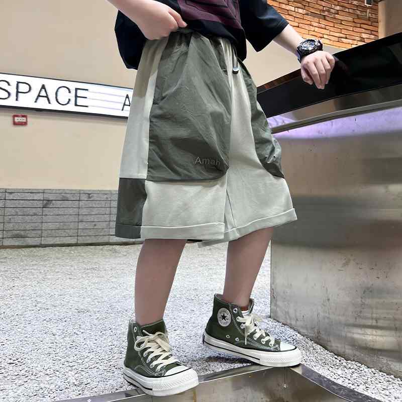 キッズ 男の子 ズボン パンツ 夏 ファッション カジュアル 薄手 涼しい ショート 子供 ゆったり トレンド