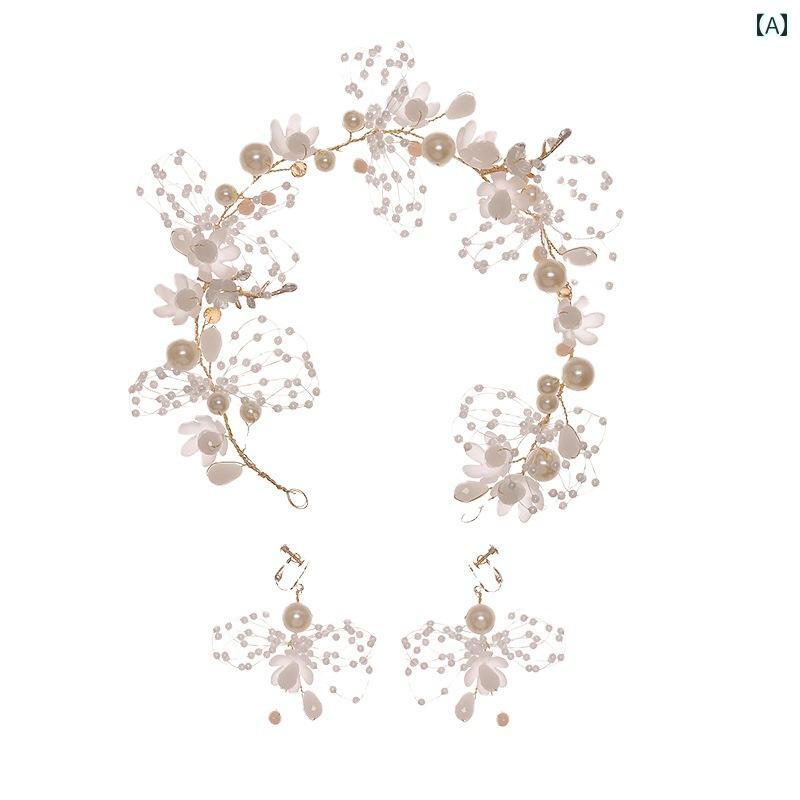 ヘア アクセサリー 女子 帽子 フォレスト ガーランド スーパー フェアリー クラウン ヘッド バンド プ..