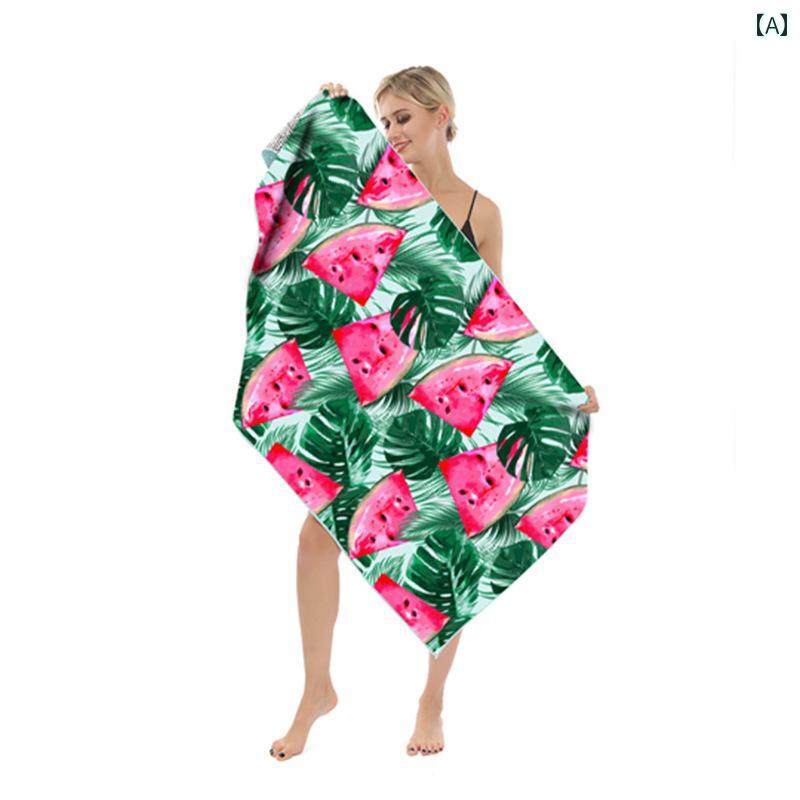 ビーチタオル スイム タオル ビーチ マット 大判 バス タオル 海水 浴 大判 バス タオル