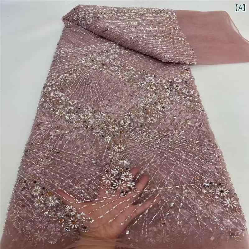 スパンコール キラキラ キラキラ 生地 キラキラ ライス ビーズ 刺繍 ビーズ チューブ 刺繍 エスニック ウェディングドレス イブニングドレス レース
